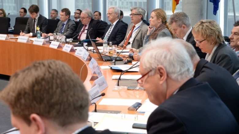 Sitzung des Wirtschaftsausschusses des Deutschen Bundestages