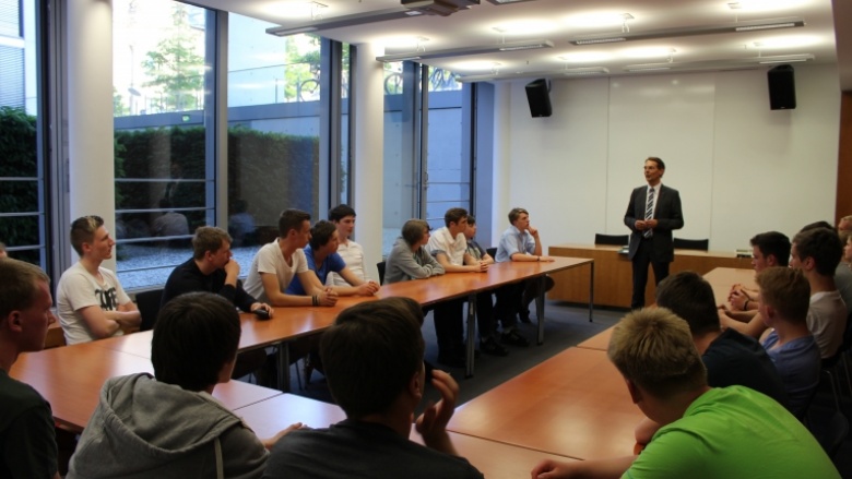 Besuch der Hermann-Tast-Schule in Berlin