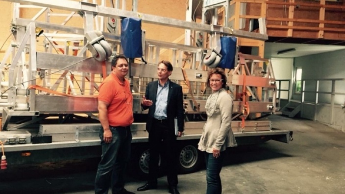 Ingbert Liebing, MdB mit dem Ehepaar Jerry und Andrea Barluschke